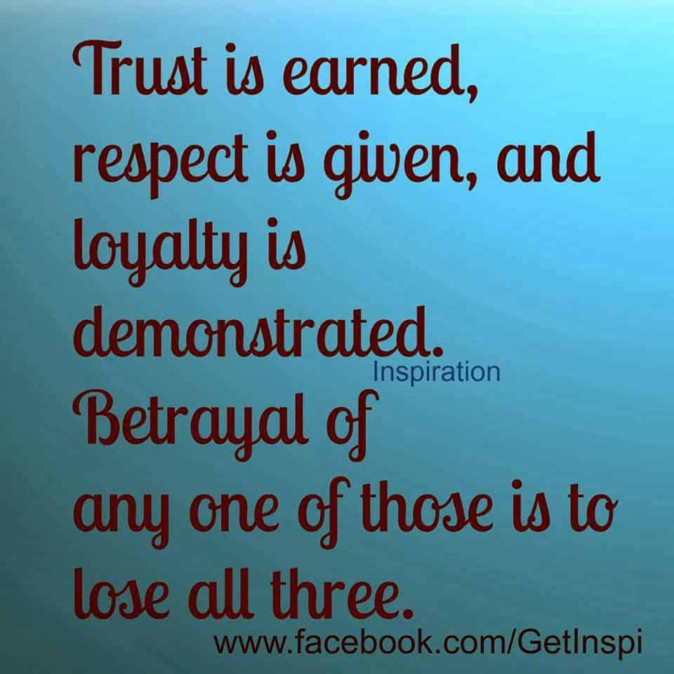 loyalty respect quotes