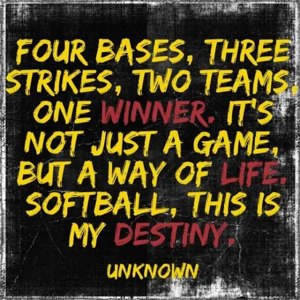 softball quotes 50