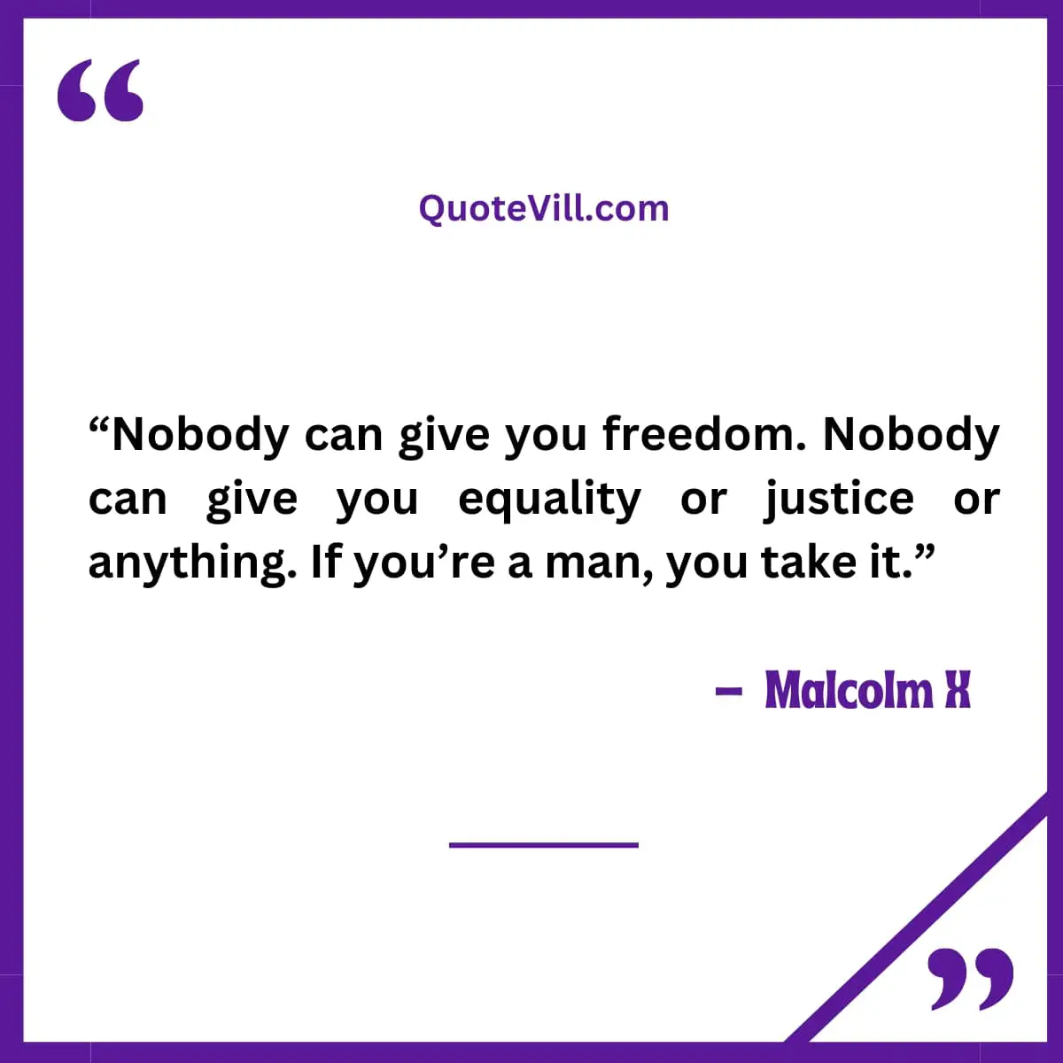 Malcolm X Quotes On Freedom
