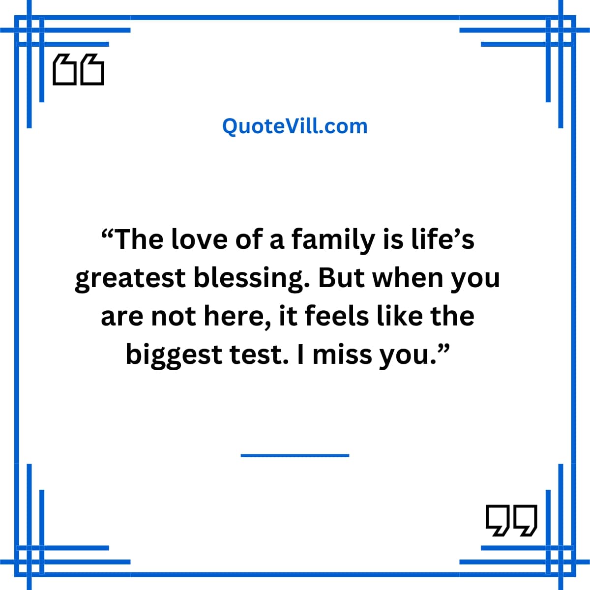 Missing Quotes For Your Family