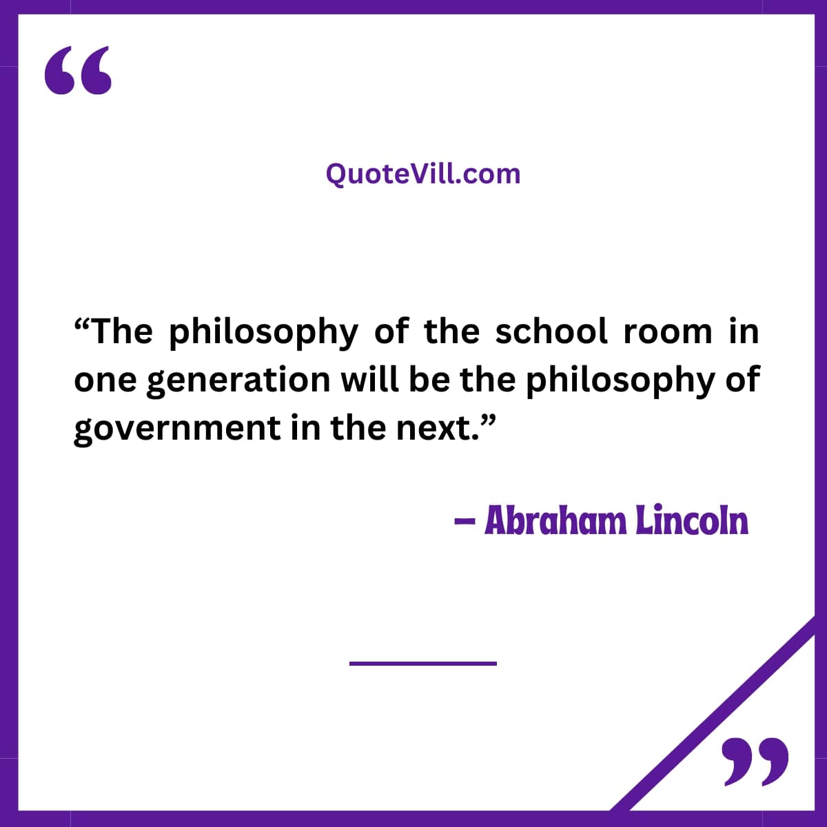 Abraham Lincoln Quotes On Education