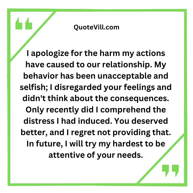 Long Apology Paragraph For Her