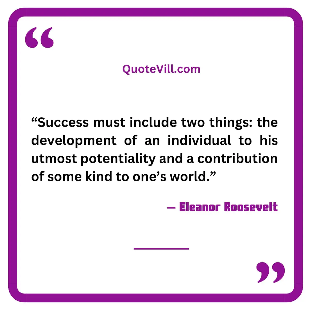 Motivational Eleanor Roosevelt Quotes On Success