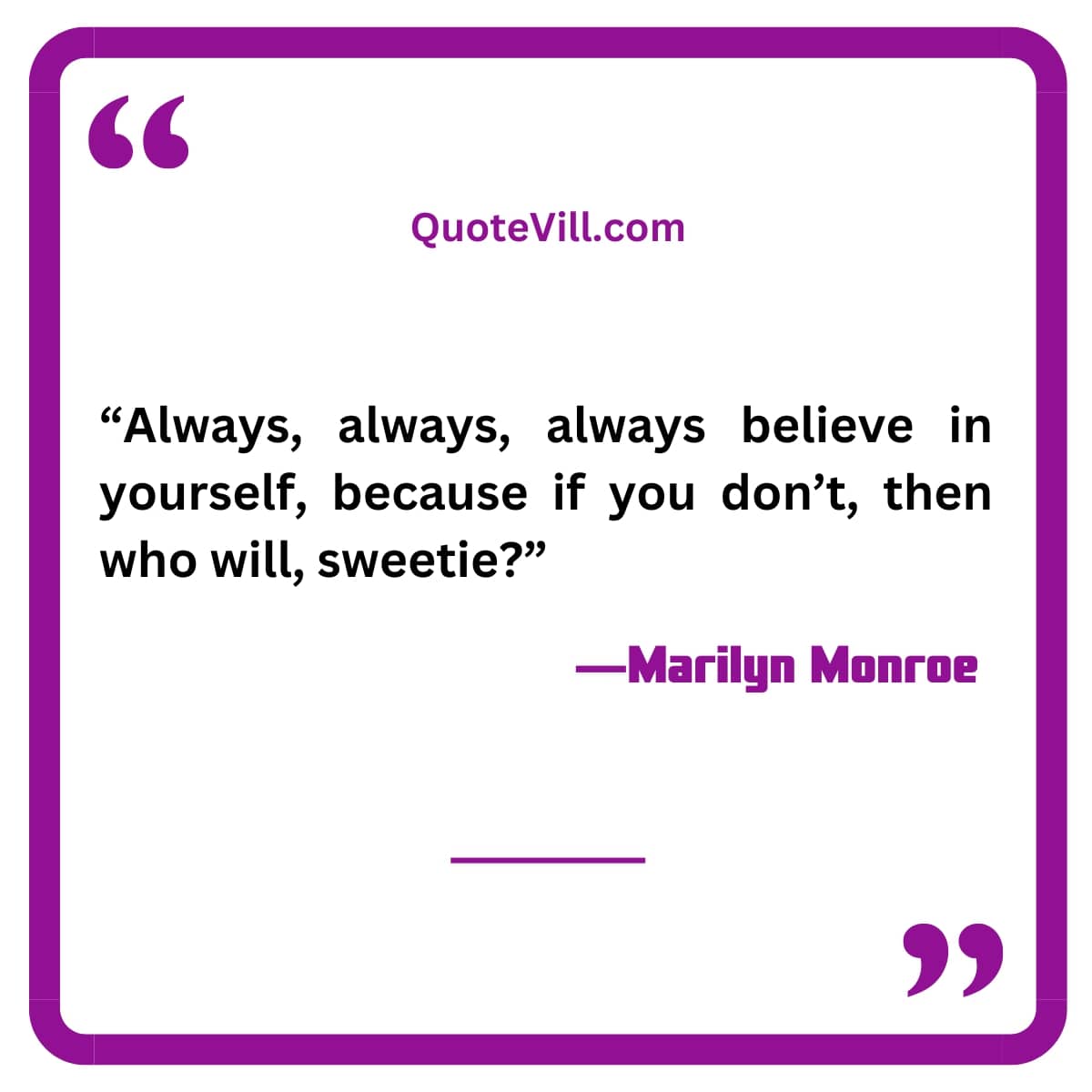 Self-Confidence Quotes by Marilyn Monroe