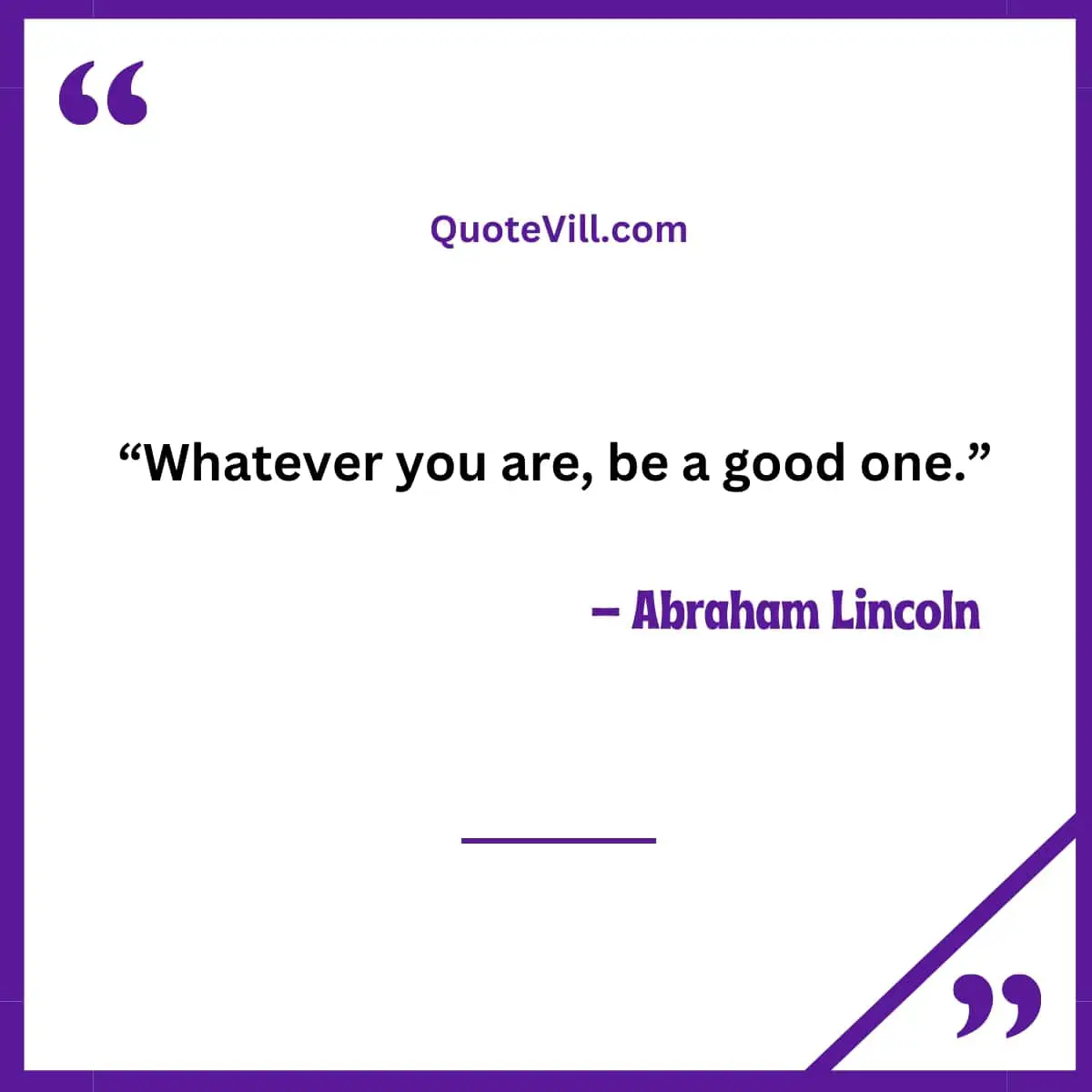 Short Quotes Of Abraham Lincoln