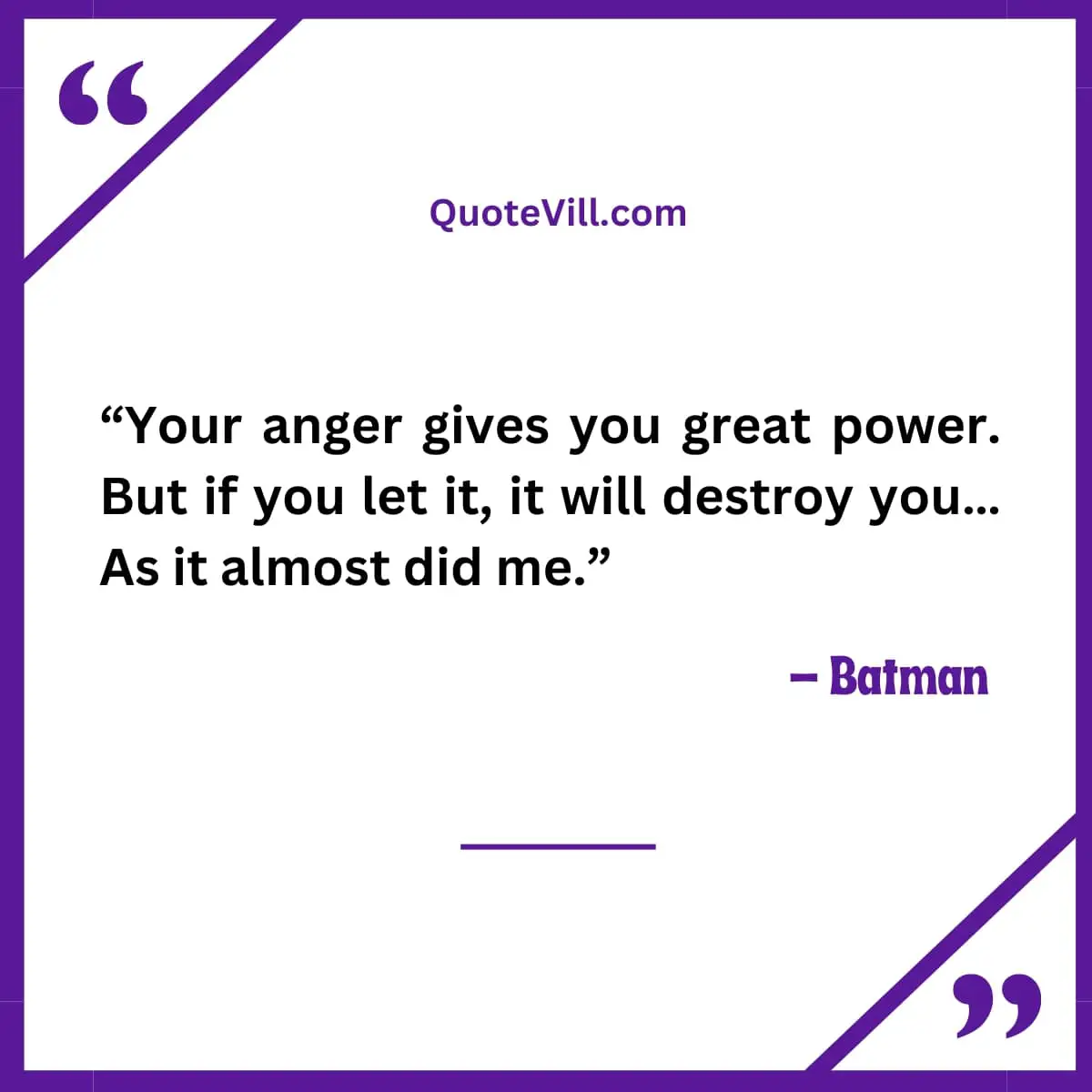 Batman Quotes on Motivation