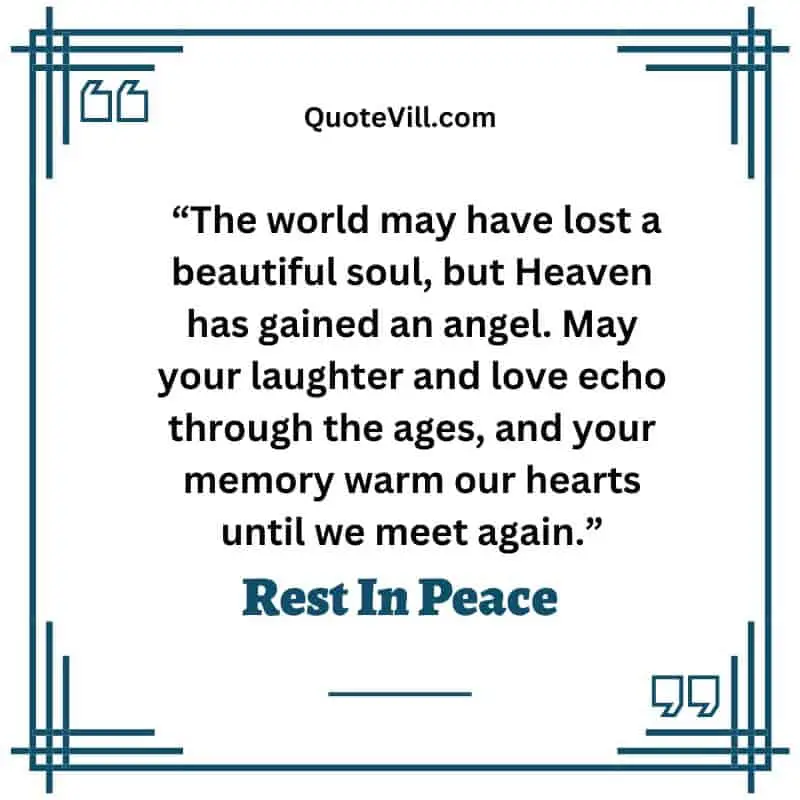 Best Gone to Soon Rest in Peace Quotes for Sudden Deaths