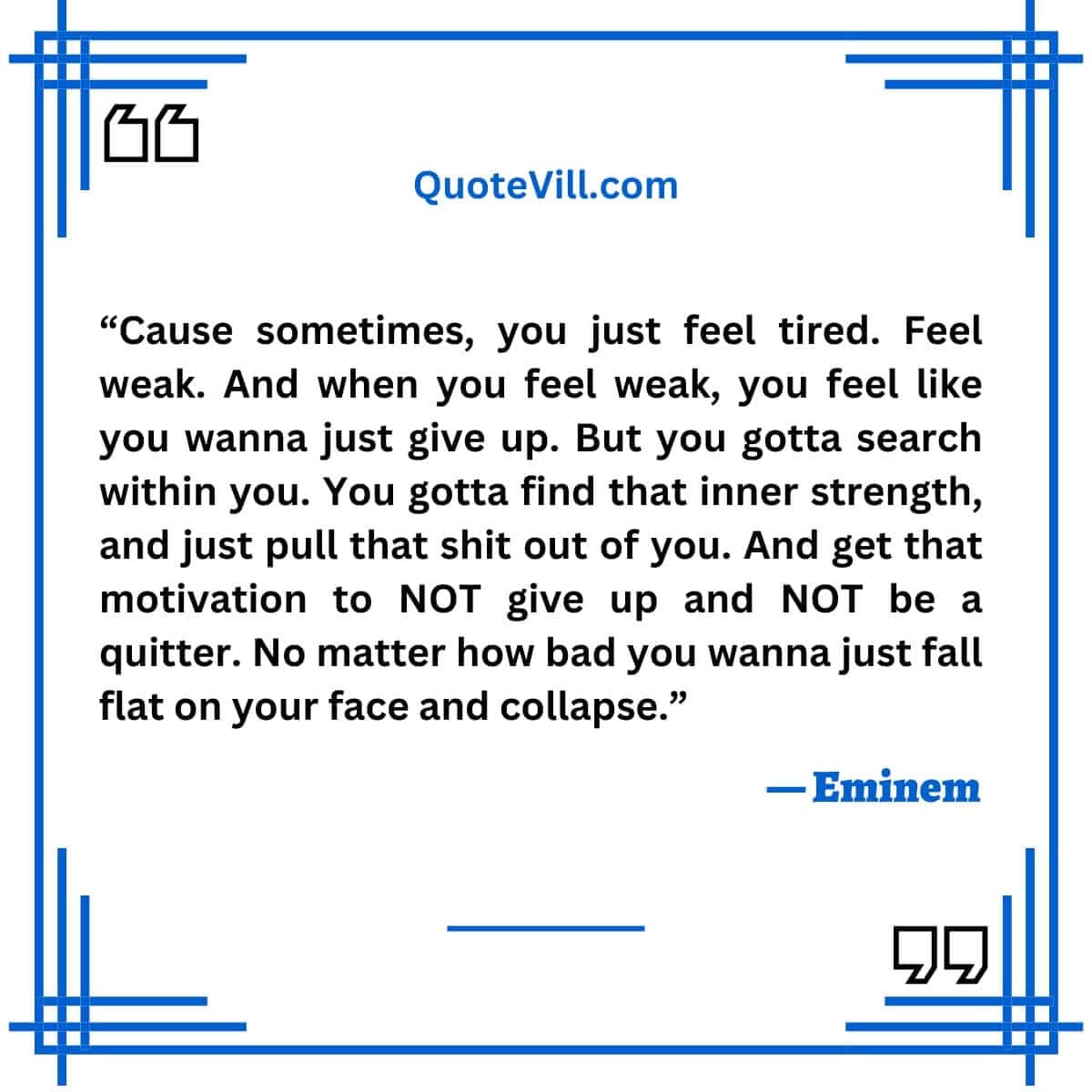 Eminem Quotes on Inspiration 