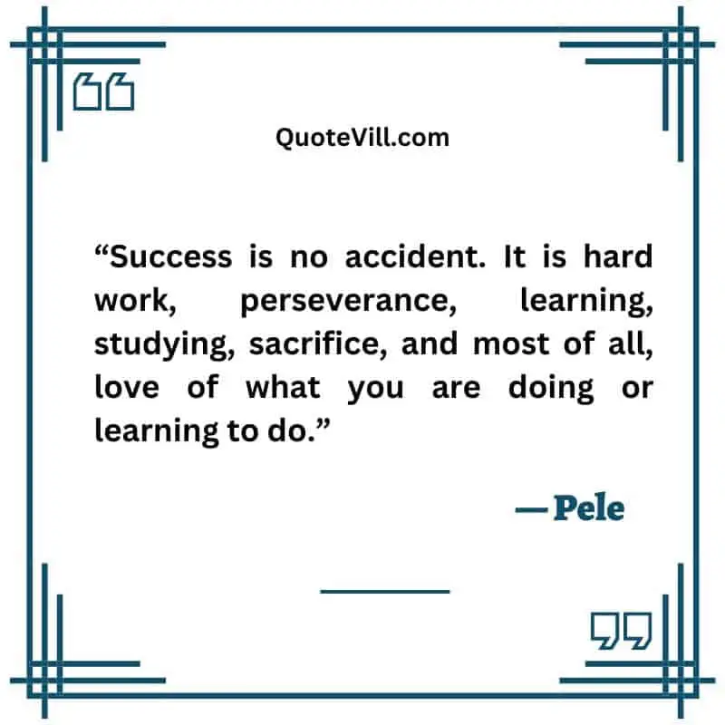 Famous Soccer Quotes by pele