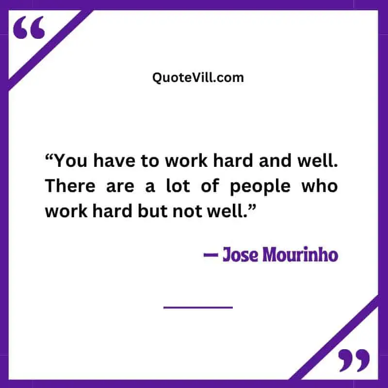 Jose Mourinho Soccer Quotes