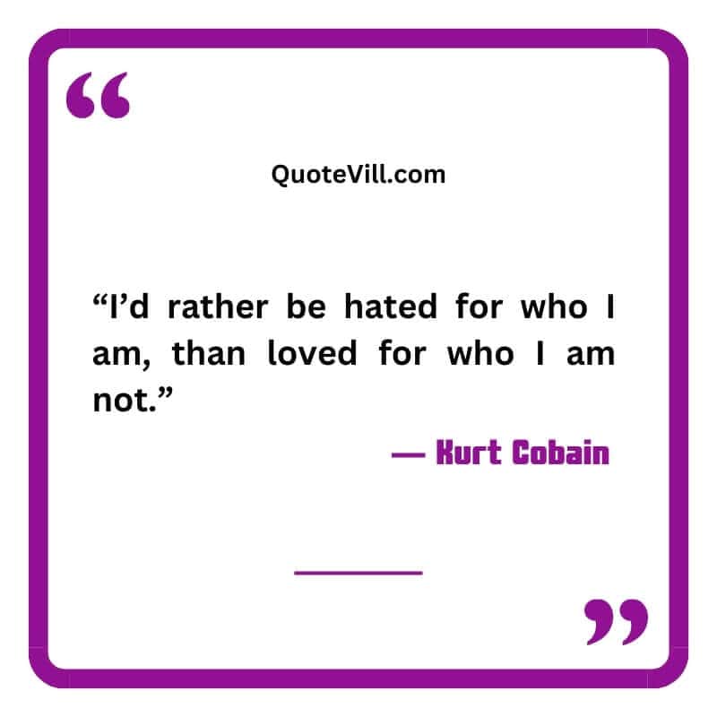 Kurt Cobain Quotes on Love