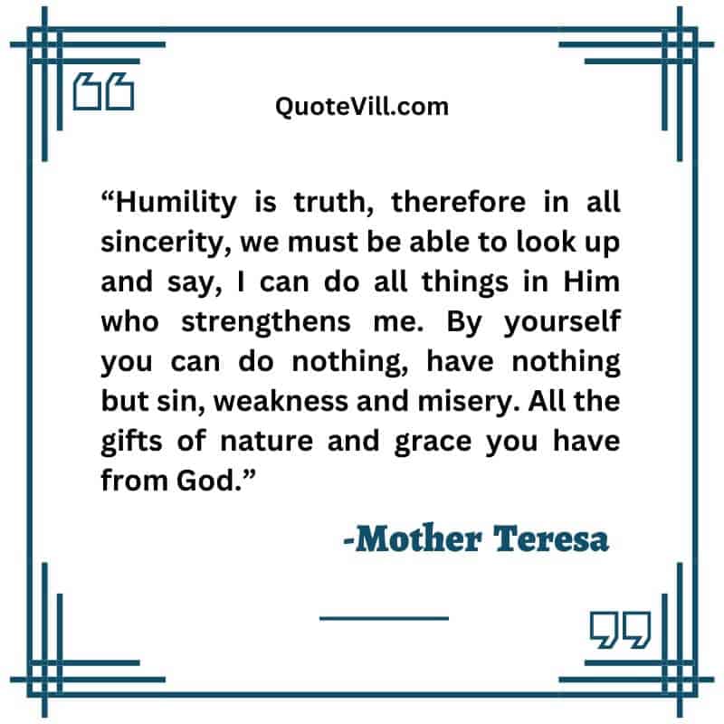 Mother Teresa Quotes On Humanity