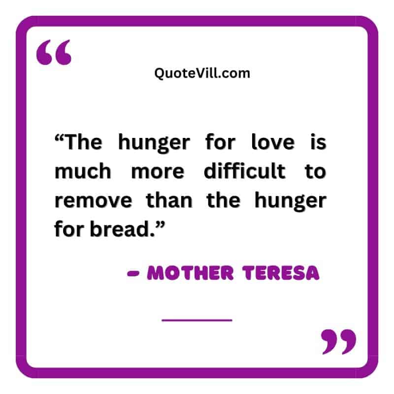 Mother Teresa Quotes On Love