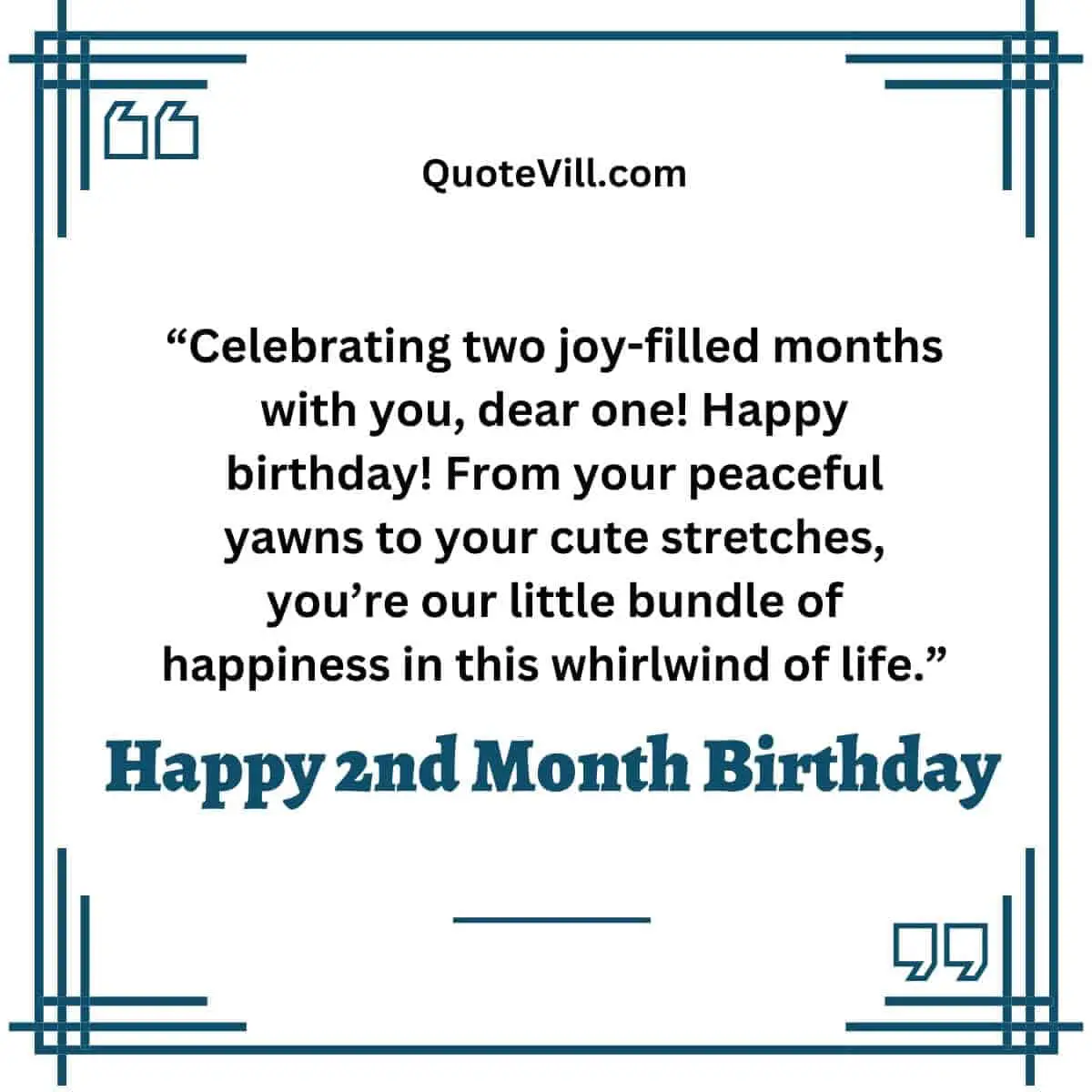 2nd-Month-Birthday-Quotes