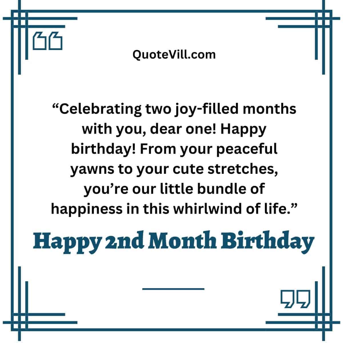 2nd-Month-Birthday-Quotes