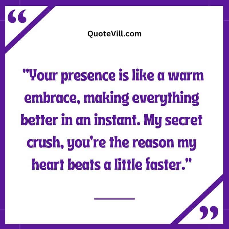 secret crush quotes and sayings