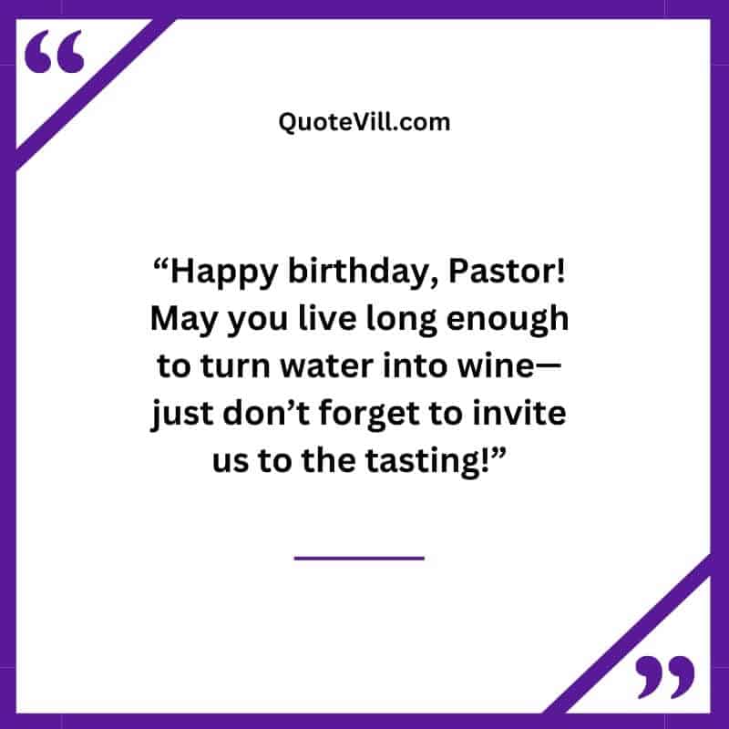 Funny Happy Birthday Wishes For Pastor 