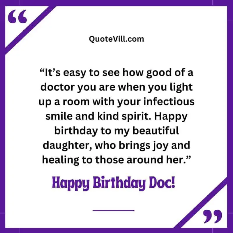 Happy Birthday Wishes For Doctor Daughter