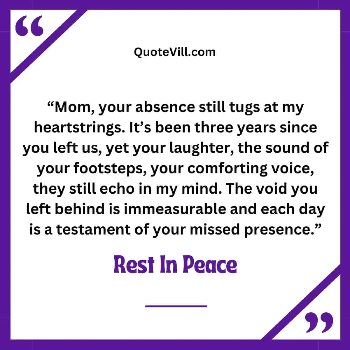 Missing Mom Quotes On Her Death Anniversary