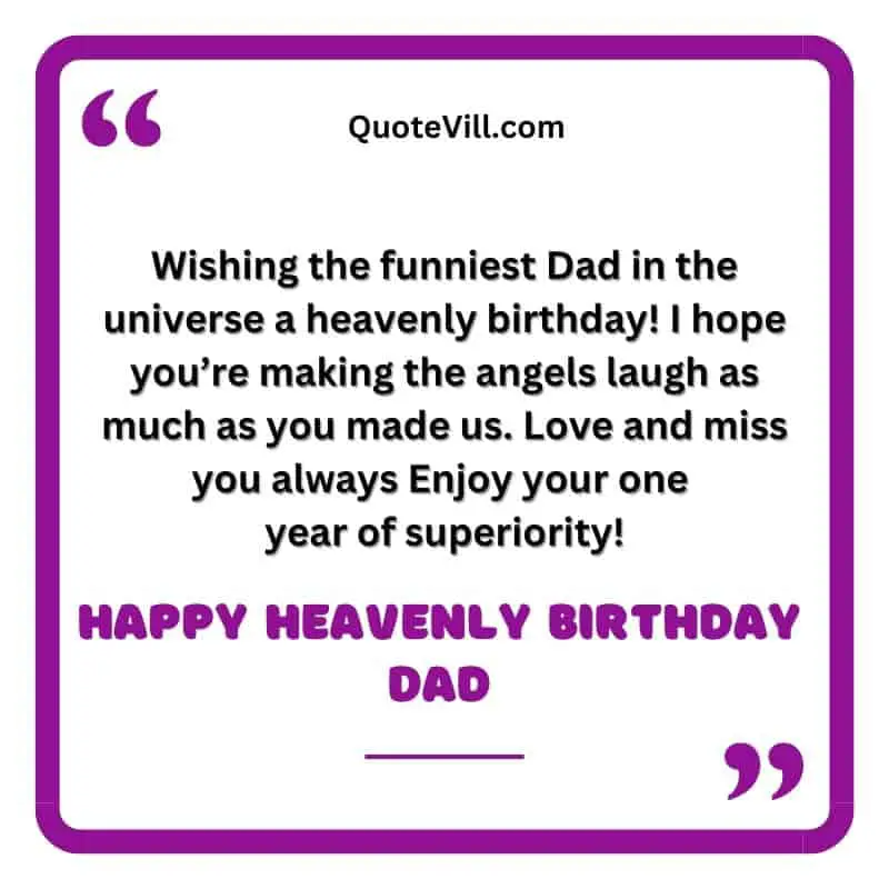 Top Birthday Wishes For Dad In Heaven