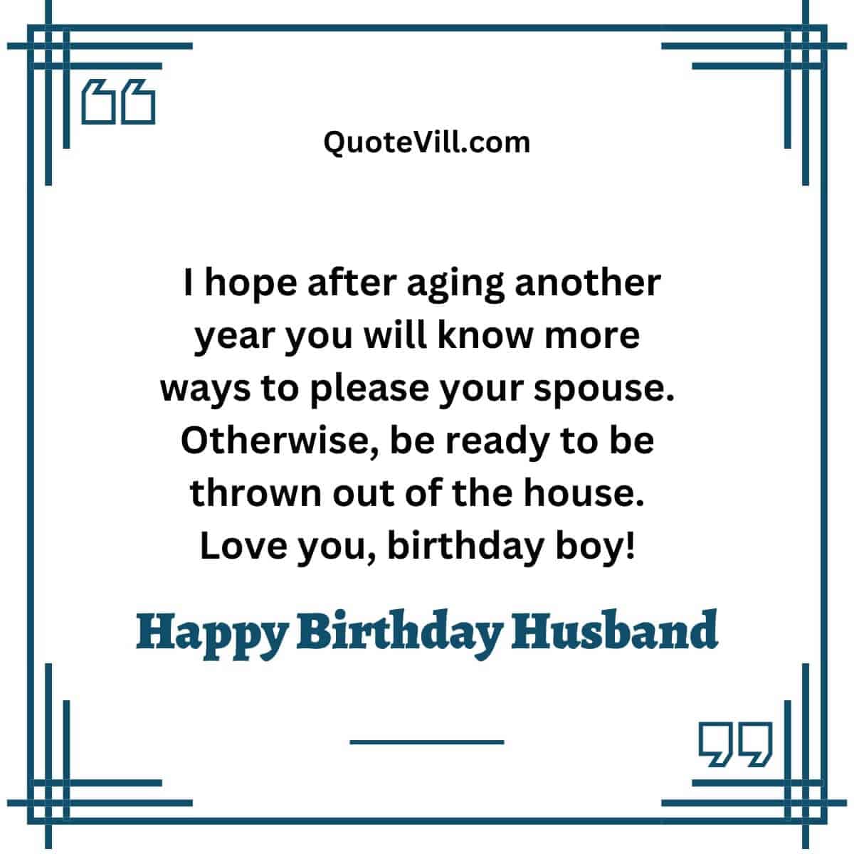 Funny Birthday Wishes for Husband