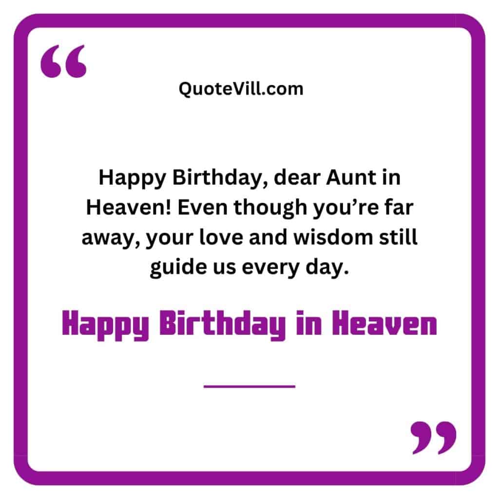 30 Happy Birthday In Heaven Aunt Wishes Forever In Our Hearts