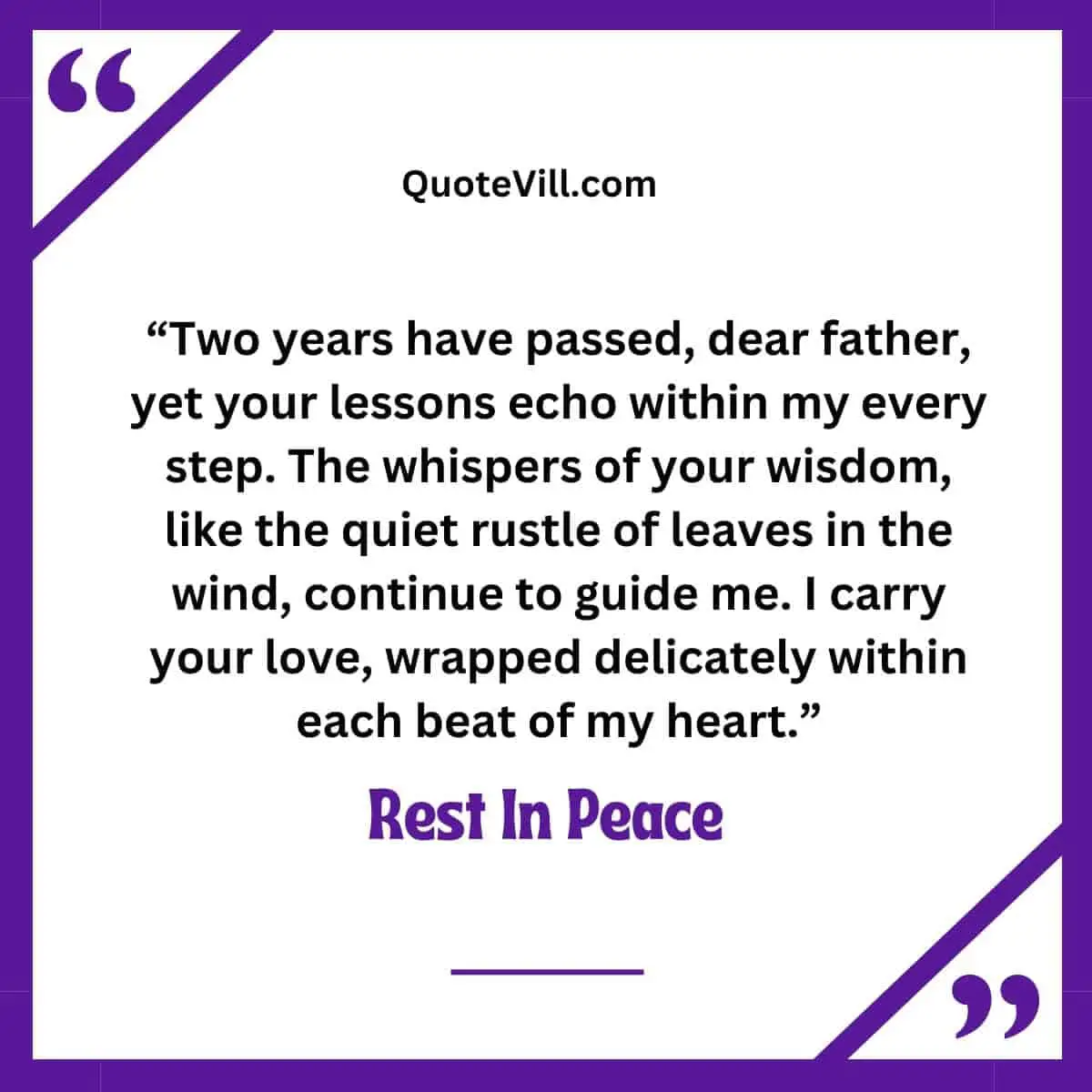 2 Year Death Anniversary Quotes For Dad