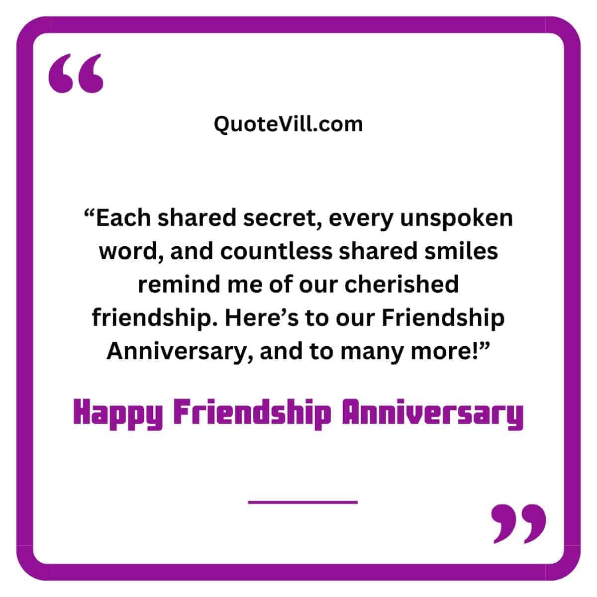 Friendship Anniversary Quotes For Best Friend