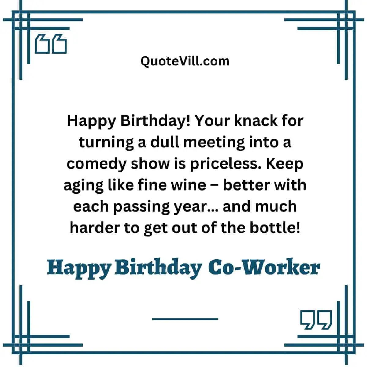 Funny Birthday Wishes For Colleague