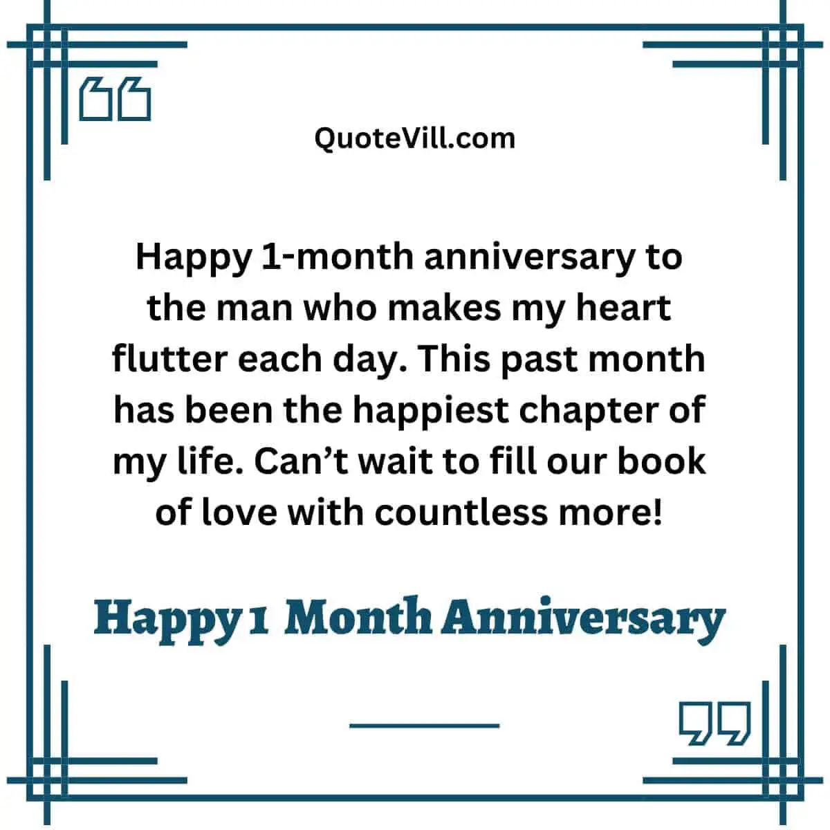 Happy 1 Month Anniversary Wishes For Husband