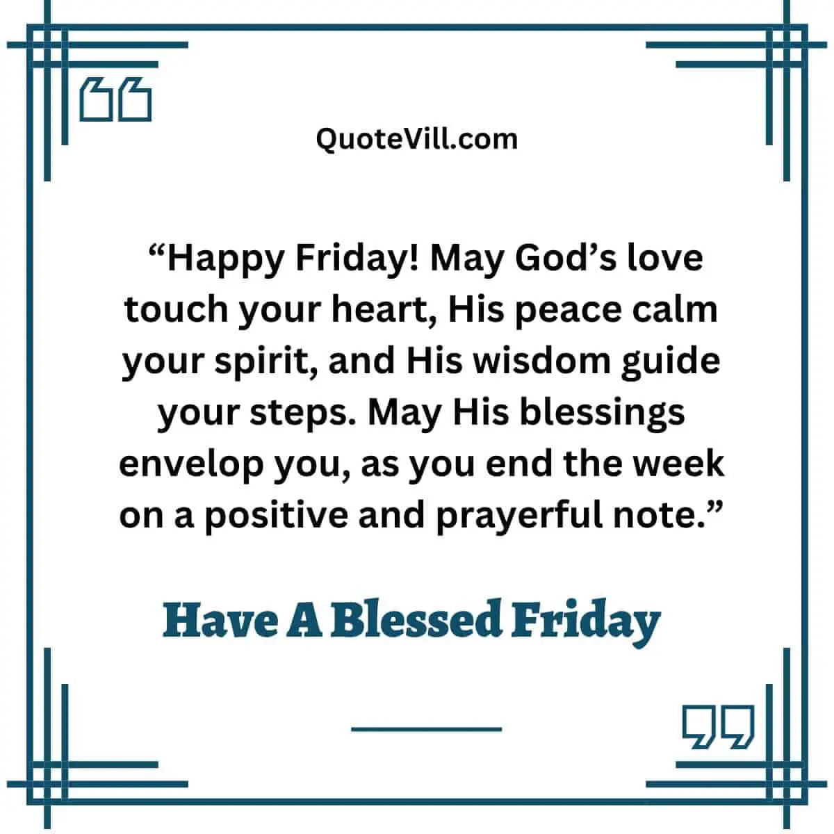 Inspirational Friday Blessings and Prayers