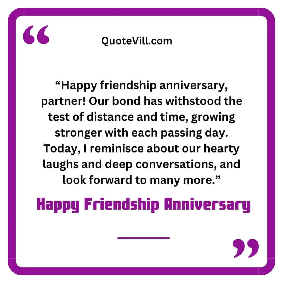 Long Distance Friendship Anniversary Quotes