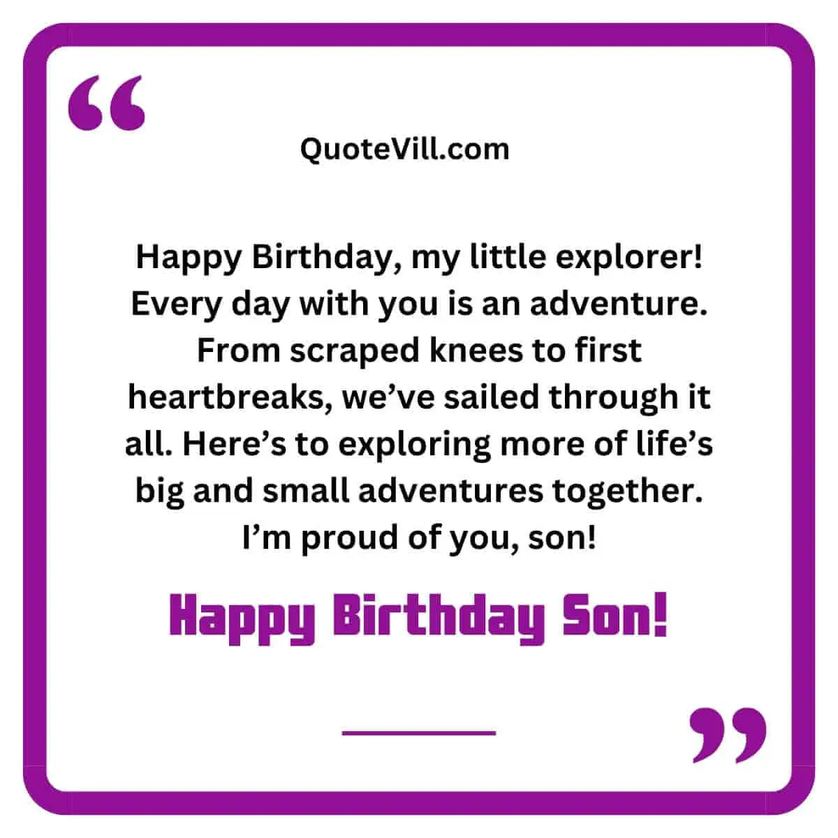 Unique Happy Birthday Wishes for Son from Mom