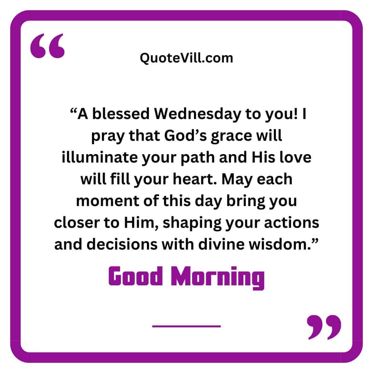 Wednesday Morning Blessings And Prayer