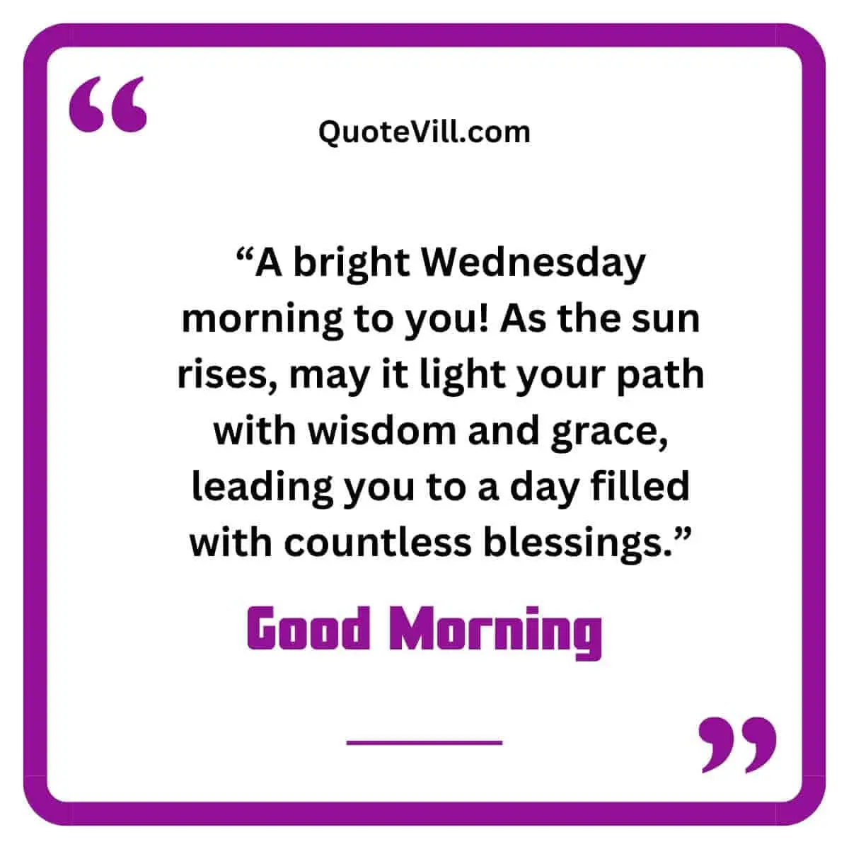 Wednesday Morning Blessings Quotes