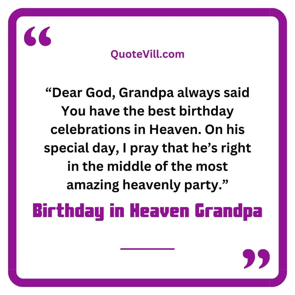Comforting Grandpa Birthday Remembrance Prayers