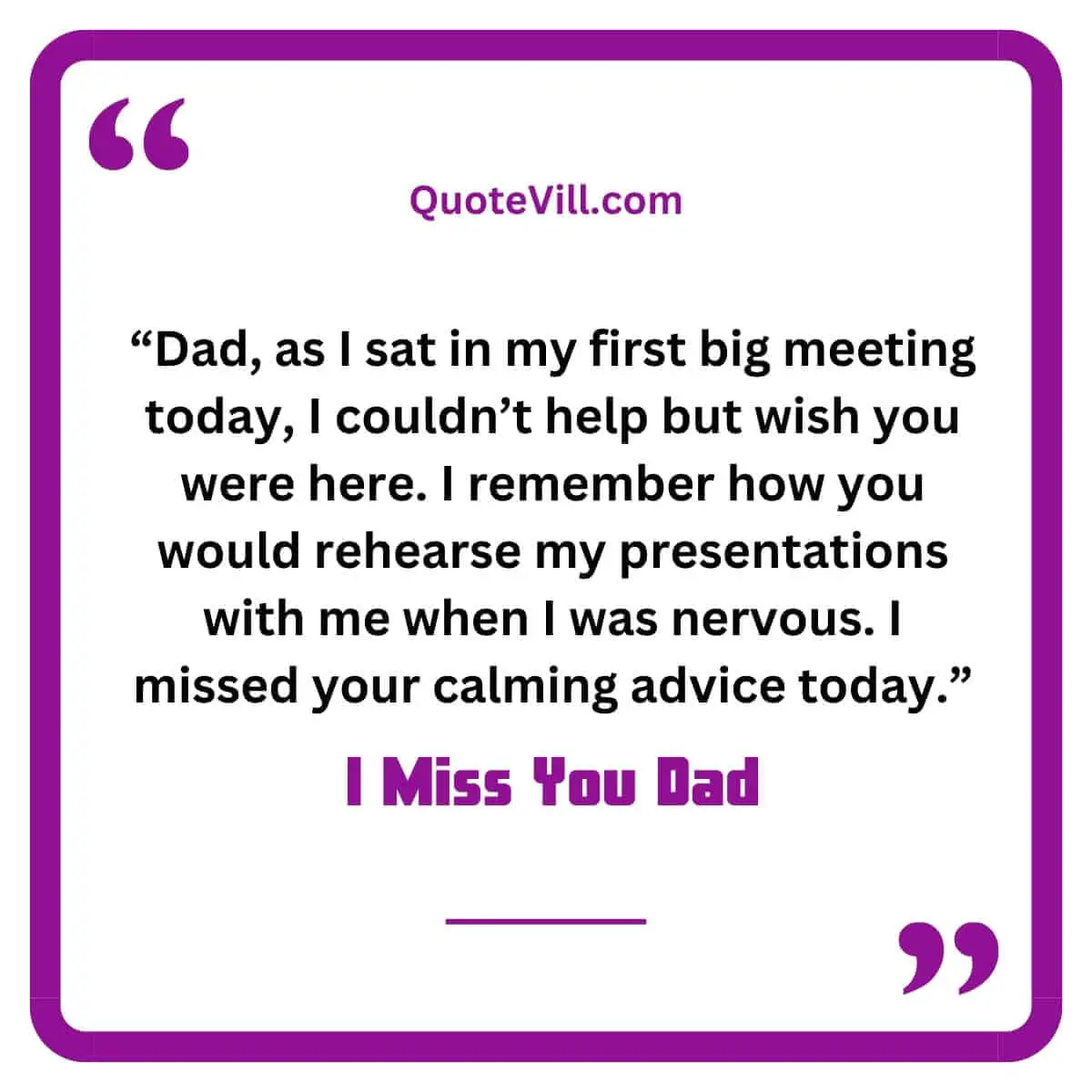 Emotional I Miss You Dad Quotes