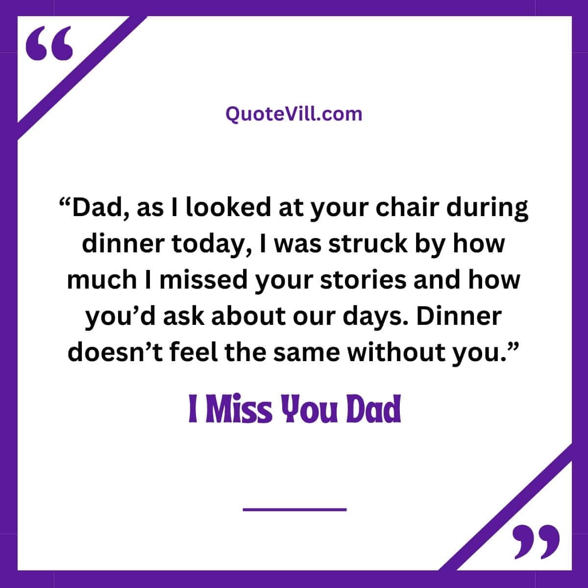 Emotional I Miss You Dad Quotes