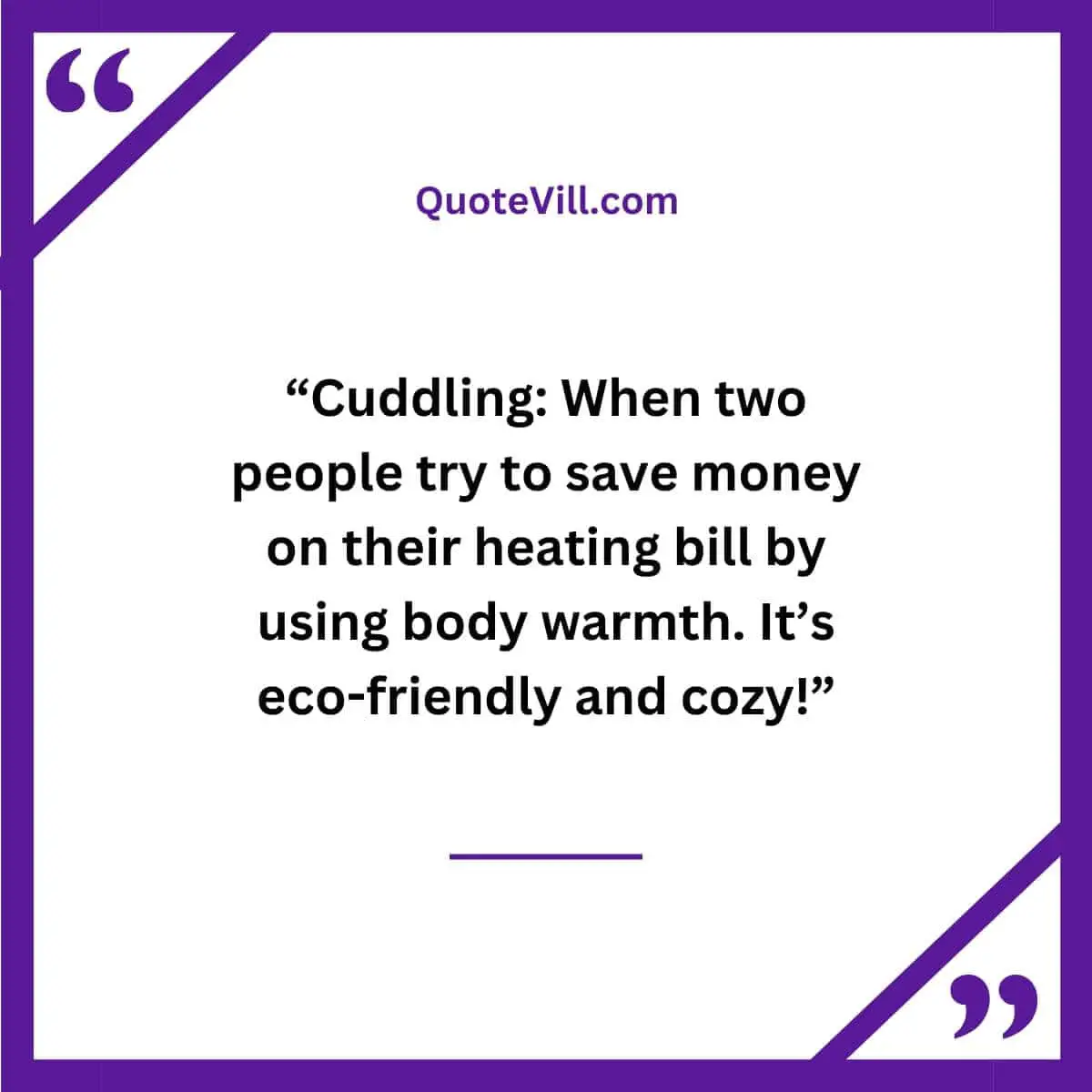 Funny Cuddle Quotes For Couples