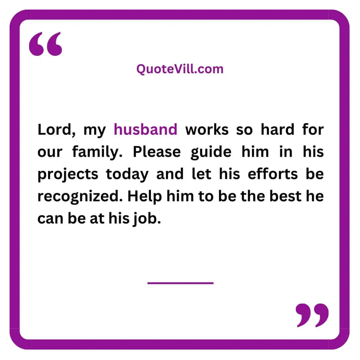 Husband Success And Guidance Morning Prayer