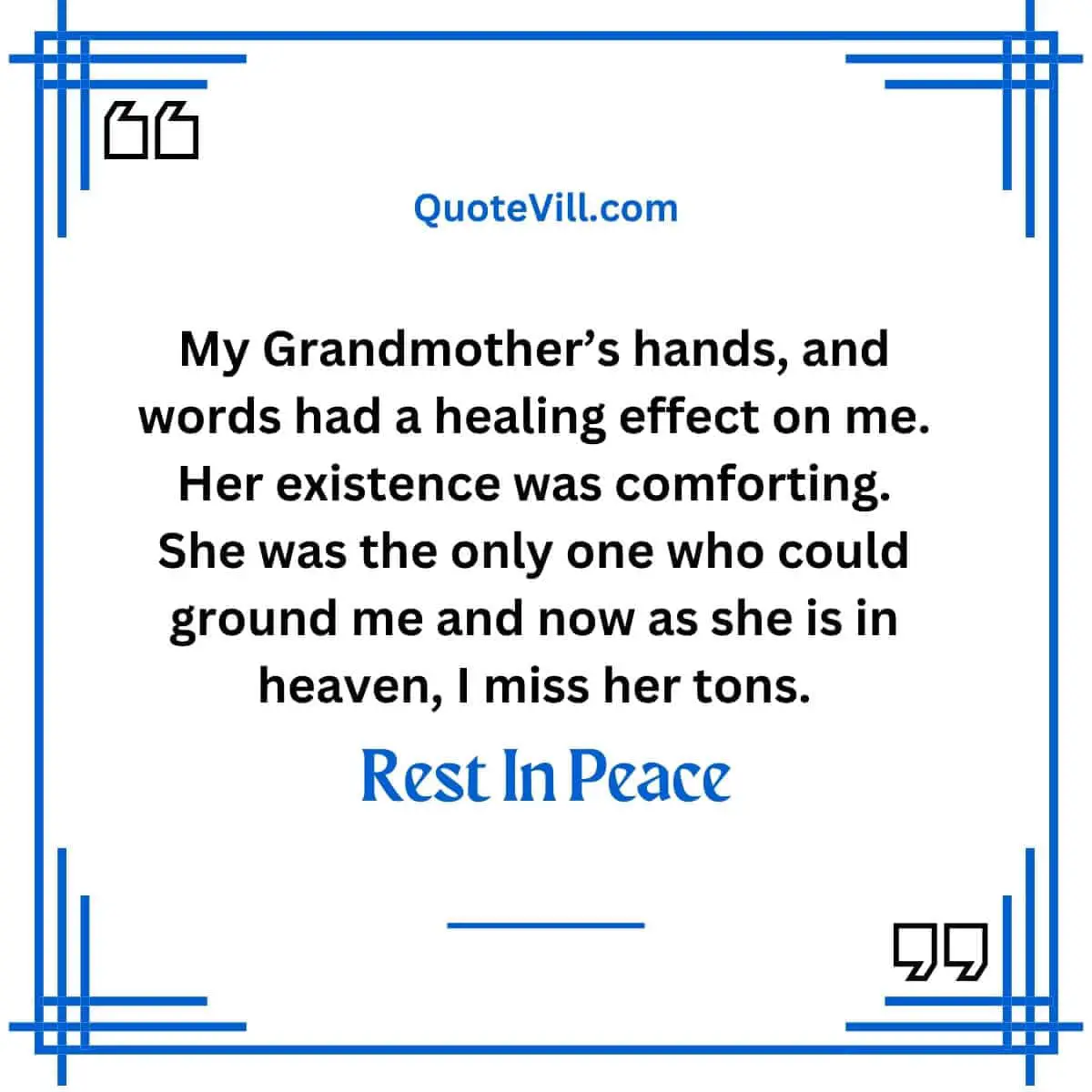 Loss of a Grandmother Quotes 