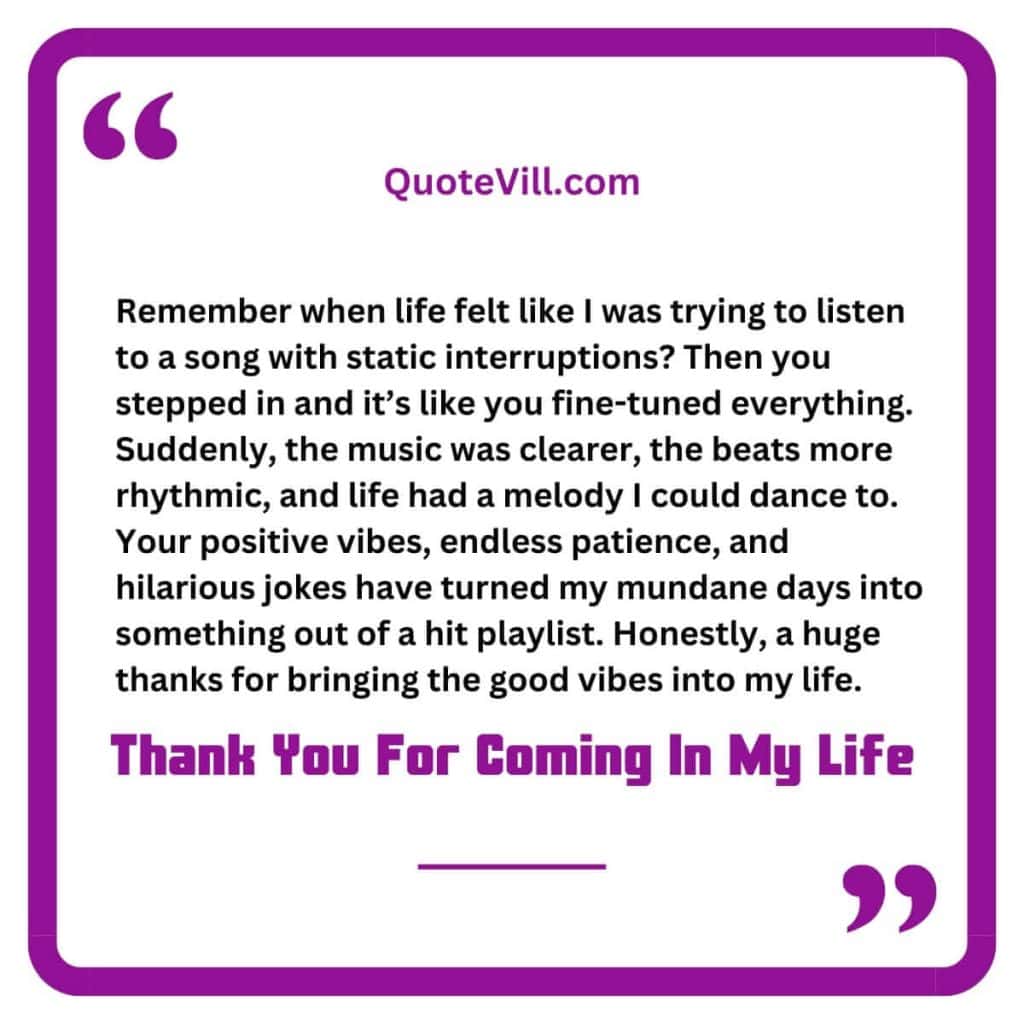 80 Creative Thank You For Being In My Life Quotes And Messages