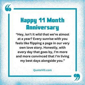 50 Heartfelt Happy 11 Month Anniversary Wishes
