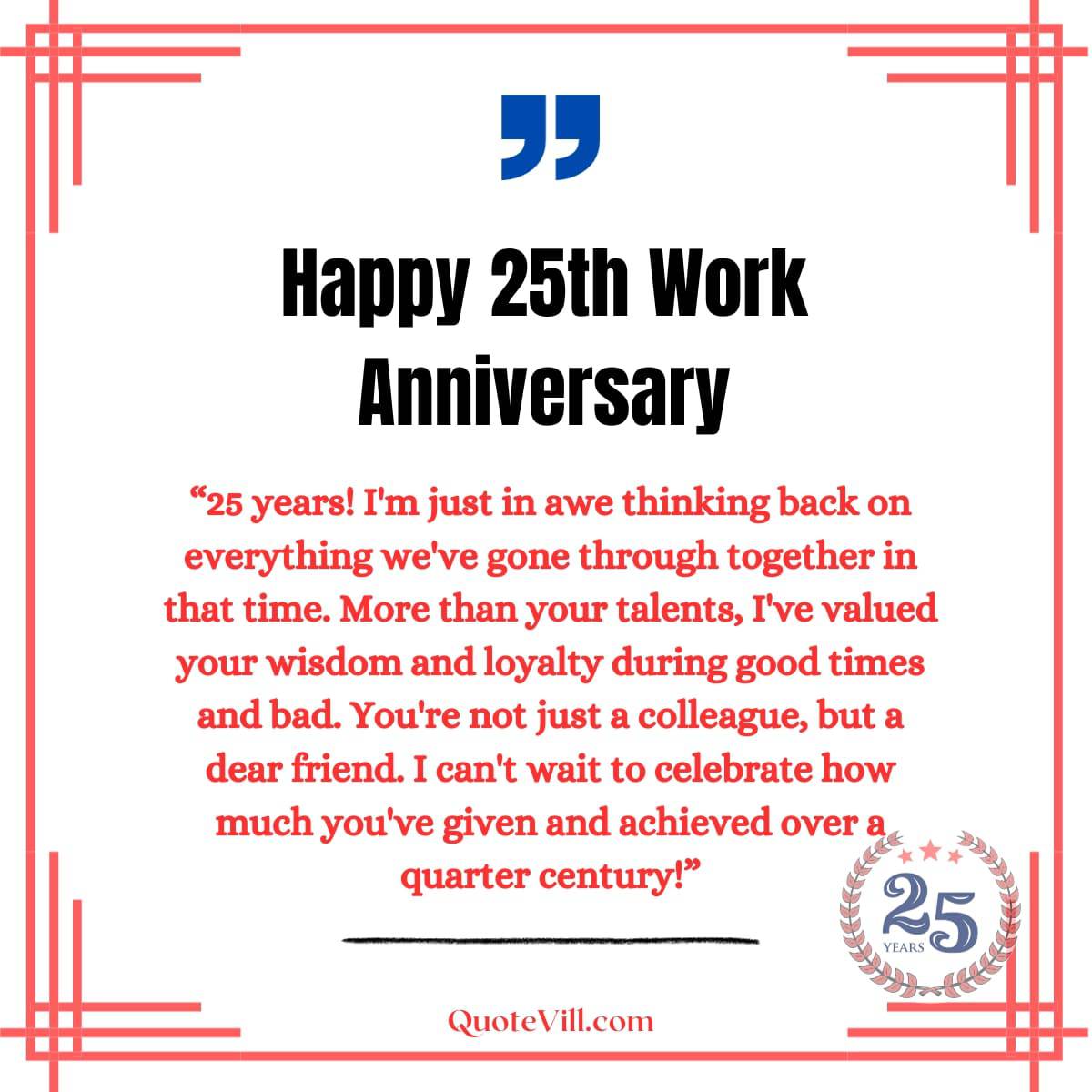 70 Best Meaningful Happy Work Anniversary Wishes