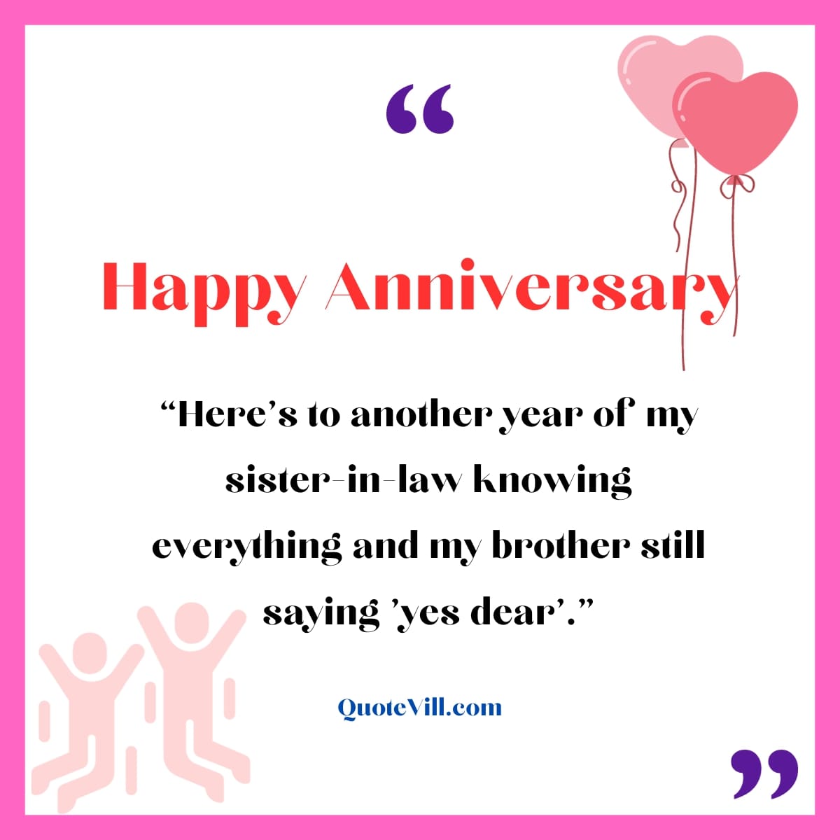 Humorous-Wedding-Anniversary-Quotes-For-Brother-And-Sister-in-law