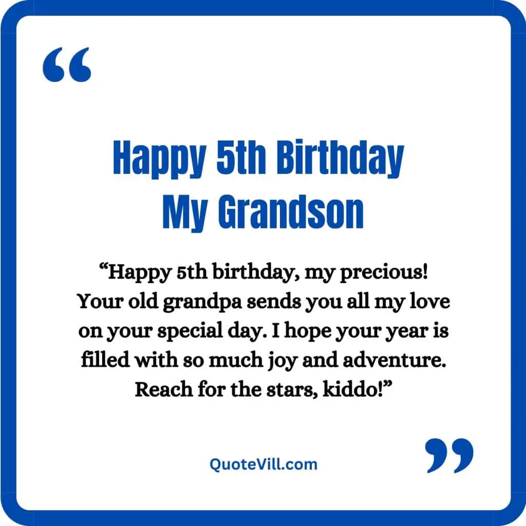 5th-Birthday-Message-For-Grandson