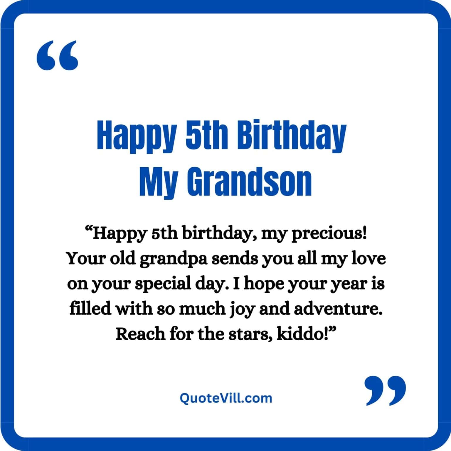 90 Sweetest Happy 5th Birthday Wishes for Boys and Girls