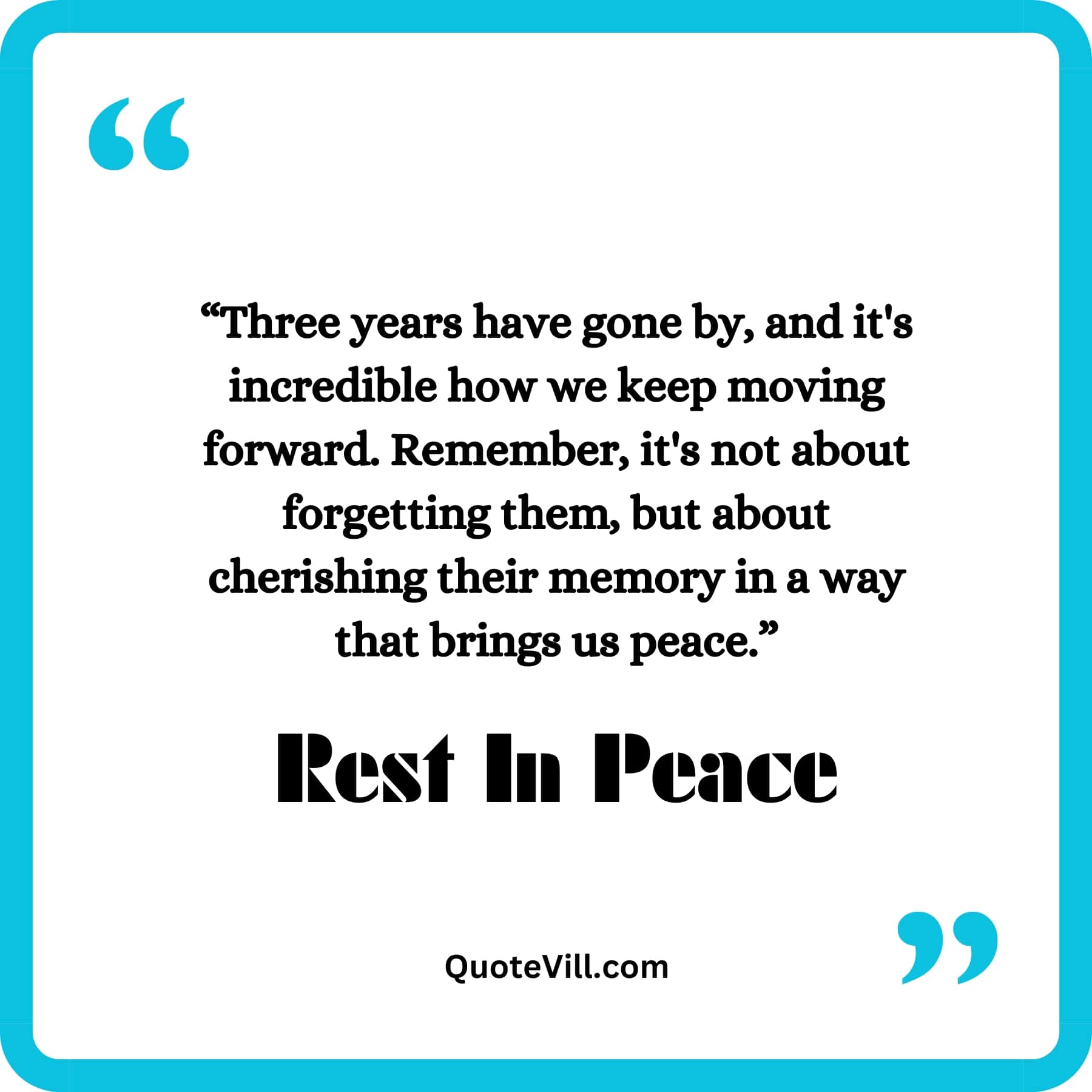Healing Messages On The Third Anniversary Of Death