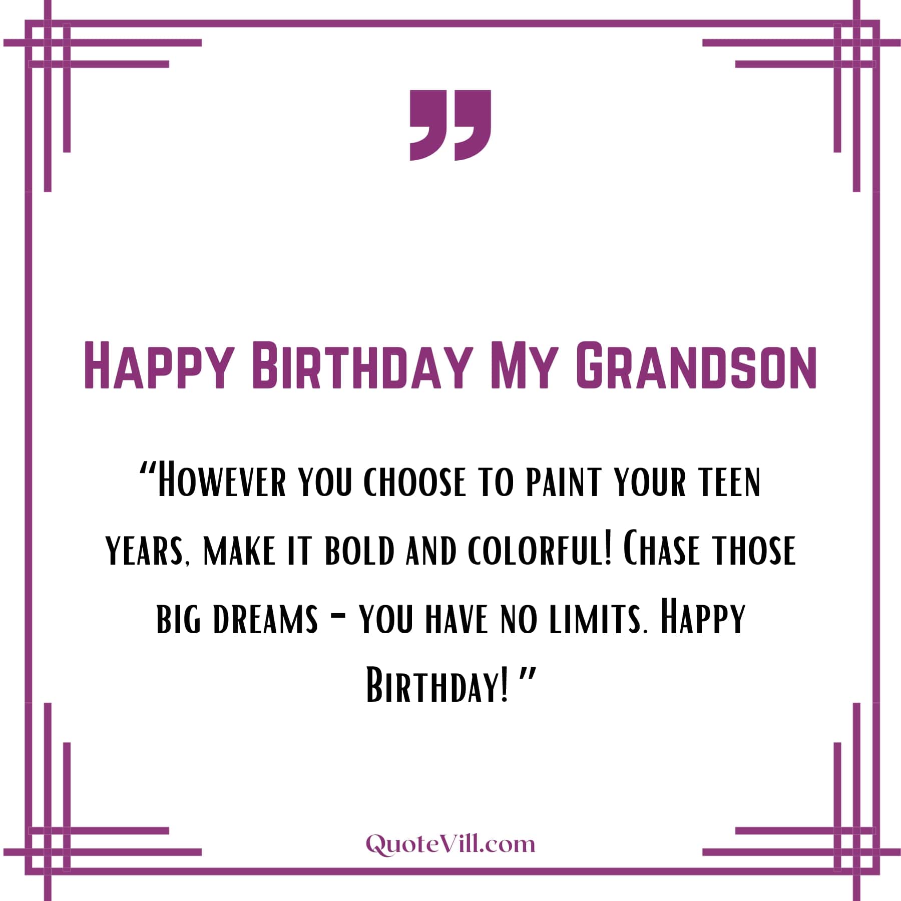 60 Touching Happy Birthday Wishes for Grandson — free download